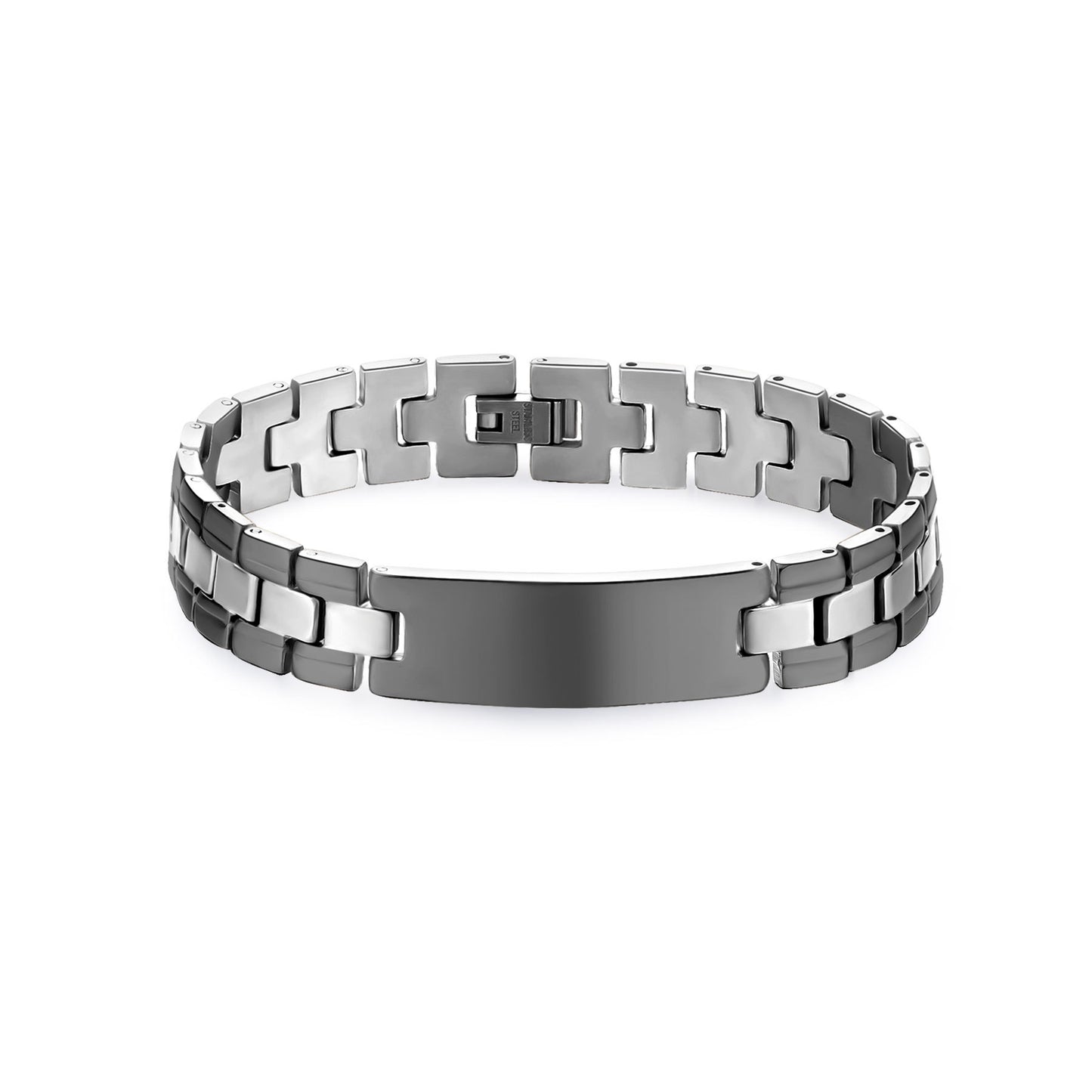Strap Titanium Steel Personality Lettering Fashion Stainless Couple Watch Bracelet