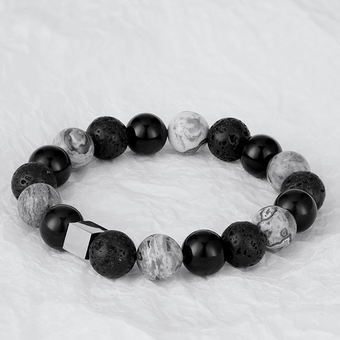 Men's Stone Beaded Female Design High-grade Cold Bracelets