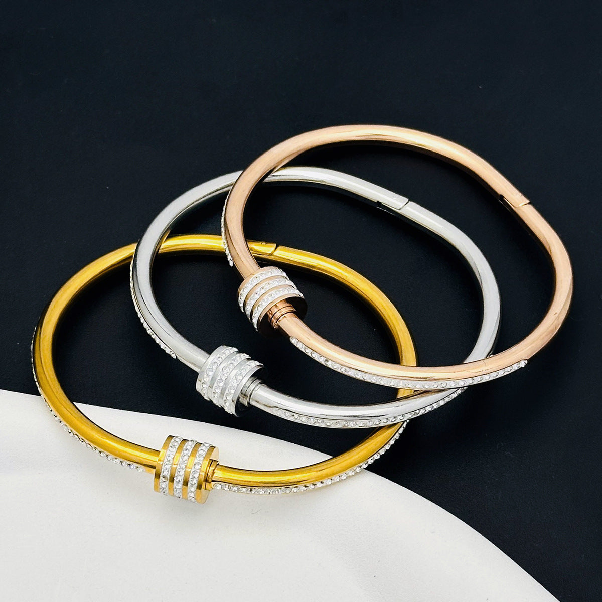 Waist Titanium Steel Rose Gold Simple Bracelet