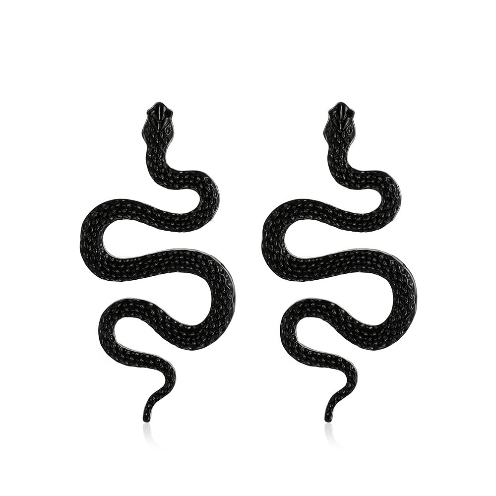 Snake-shaped Trendy Fashionable Temperament Personalized Ear Earrings