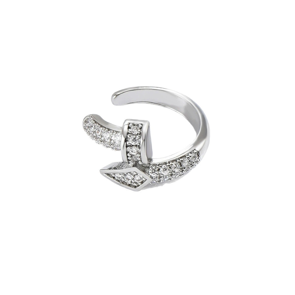 Micro Inlaid Zirconium Nail Bone High-grade Fashion Ear Clip