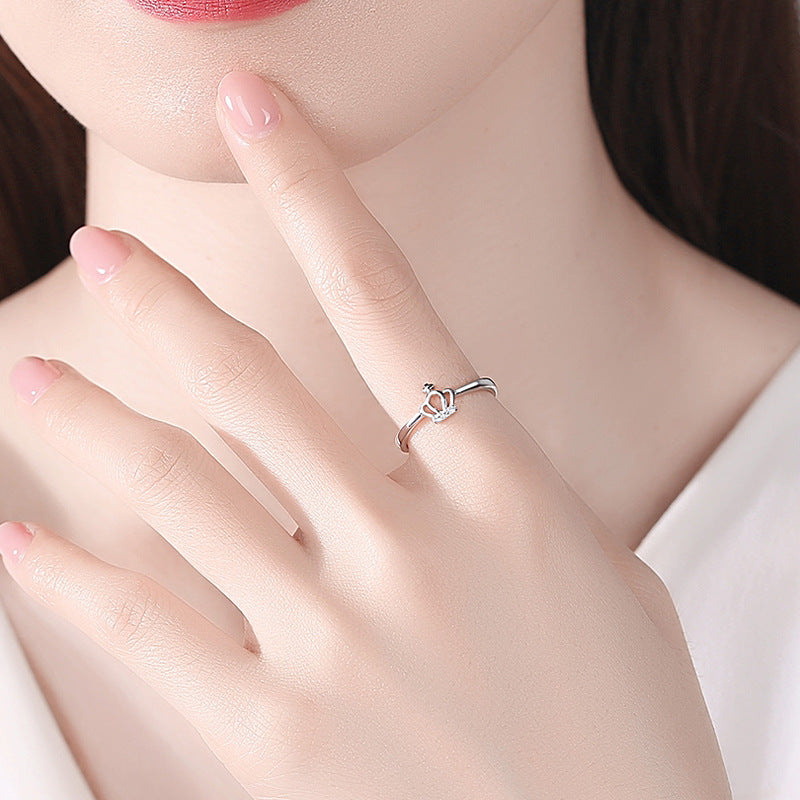 Women's Crown For Design Fashion Personality Trendy Simple And Rings