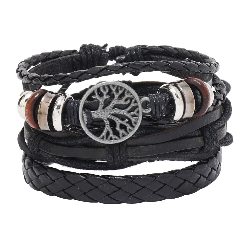 Men's Tree Of Life Element Carrying Strap Bracelets