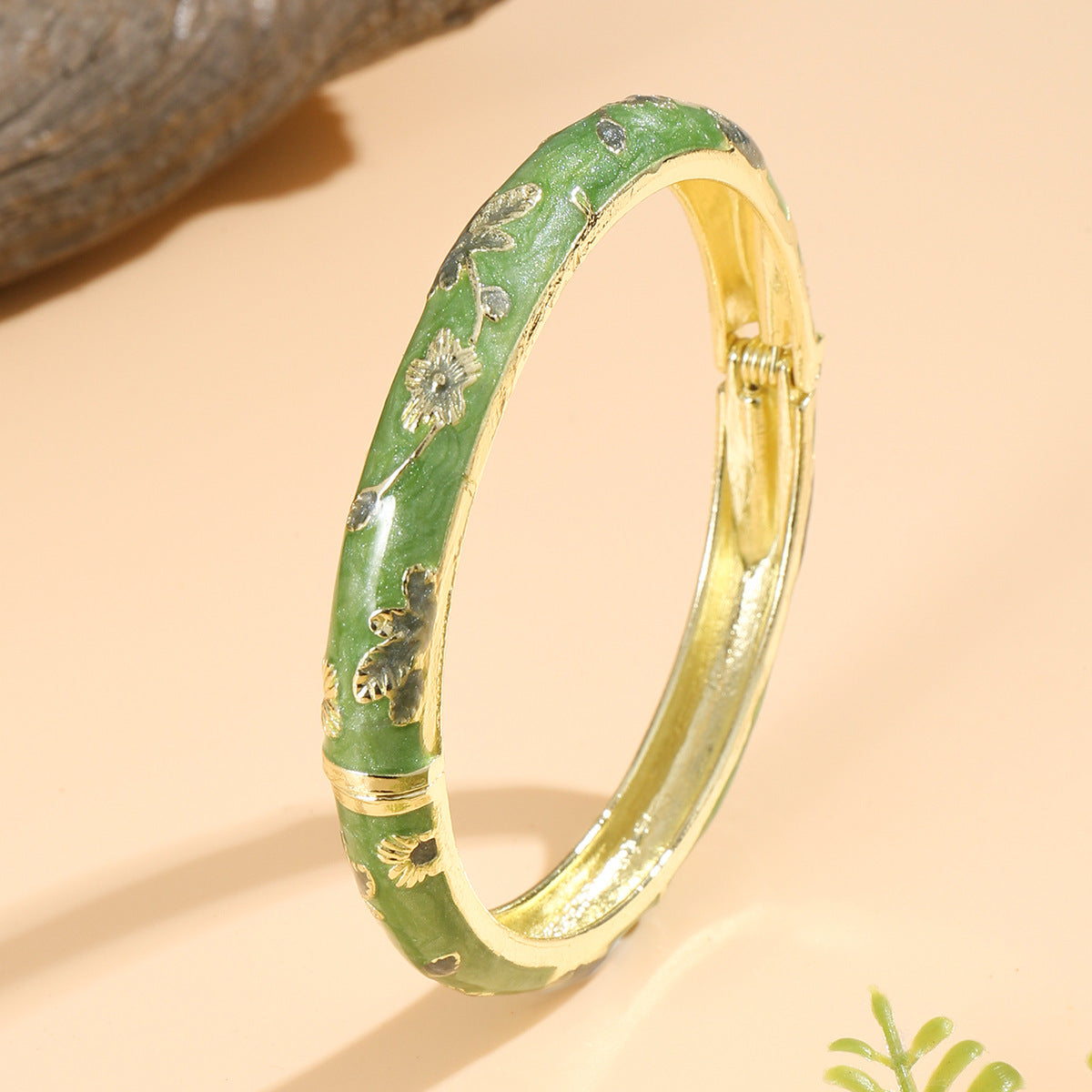 Chinese Style Small Flower Cloisonne Enamel Bracelets