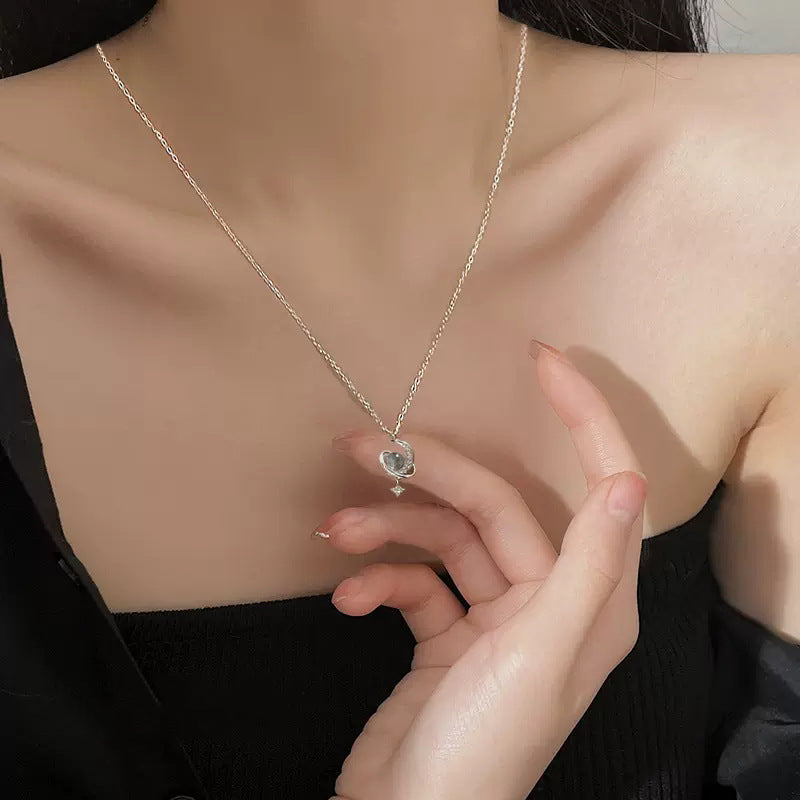 Planet Female Birthday Present Good-looking Light Luxury Minority High-grade Fairy Necklace