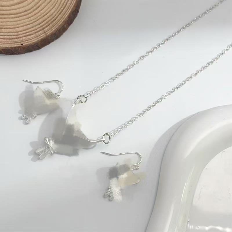 Flower Stand Creative Gift Light Luxury Jewelry Set