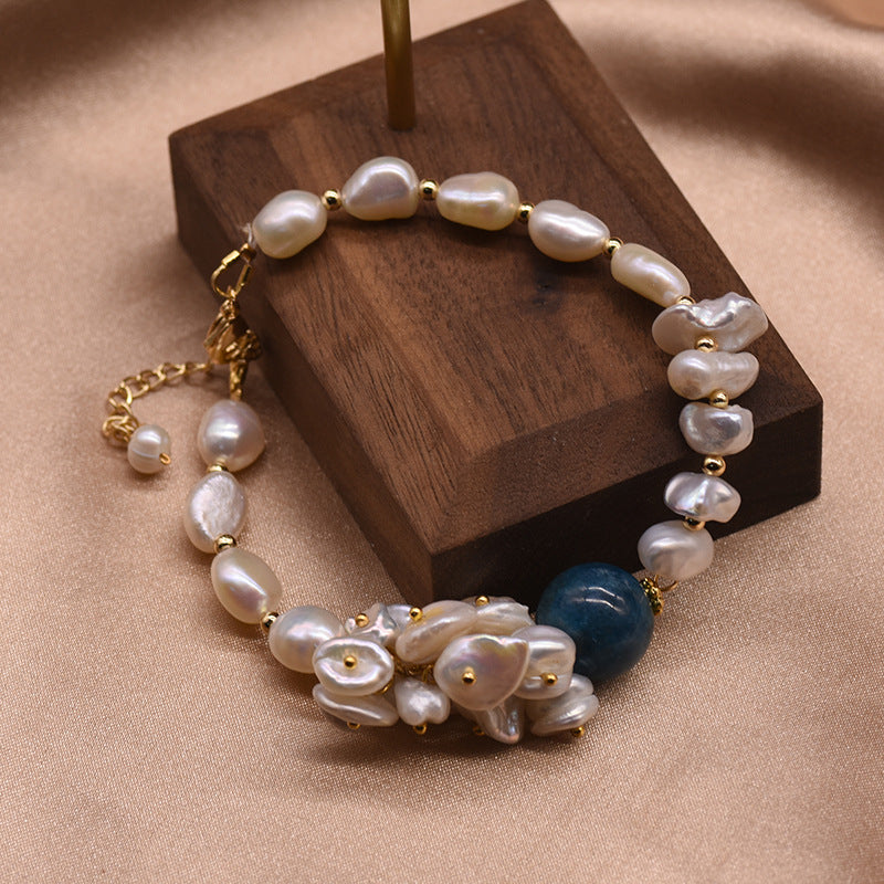 Pearl Natural Design Light Luxury Minority High-grade Bracelets