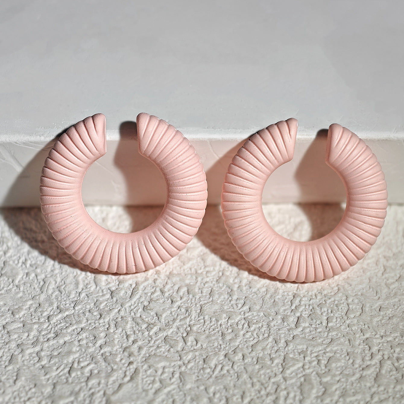 Acrylic Candy Color Matte Simple Design Ear Clip