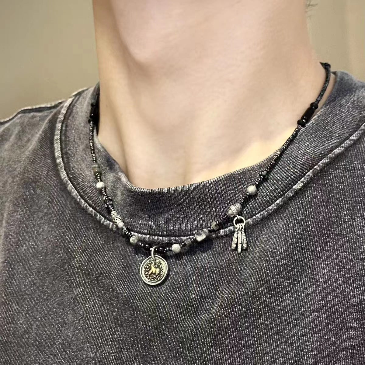 Titanium Steel Hip Hop Versatile Graceful Necklaces