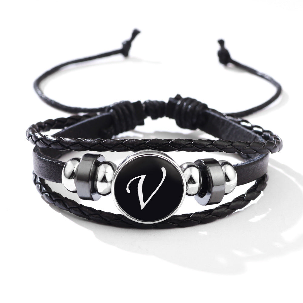 Classic Simple English Letter Personality Fashion Bracelets