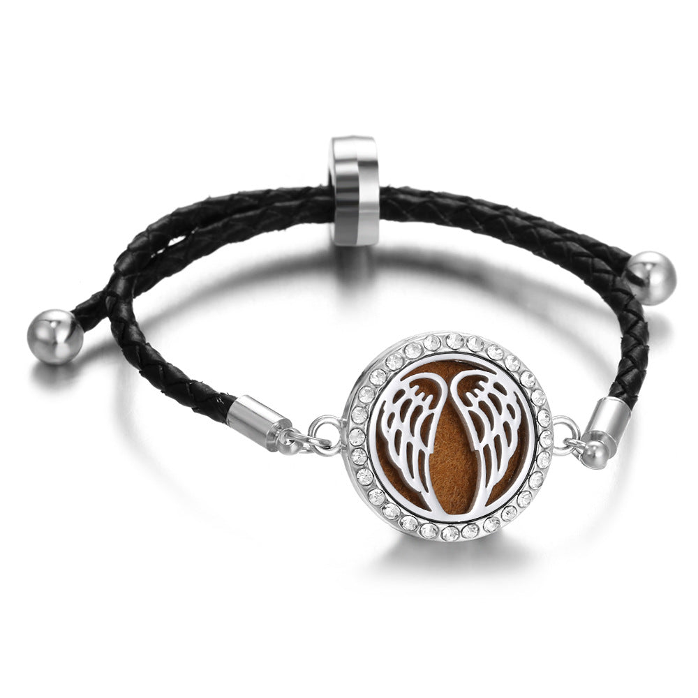 Leather Thread Perfume Diffuser Summer Braid Bracelet