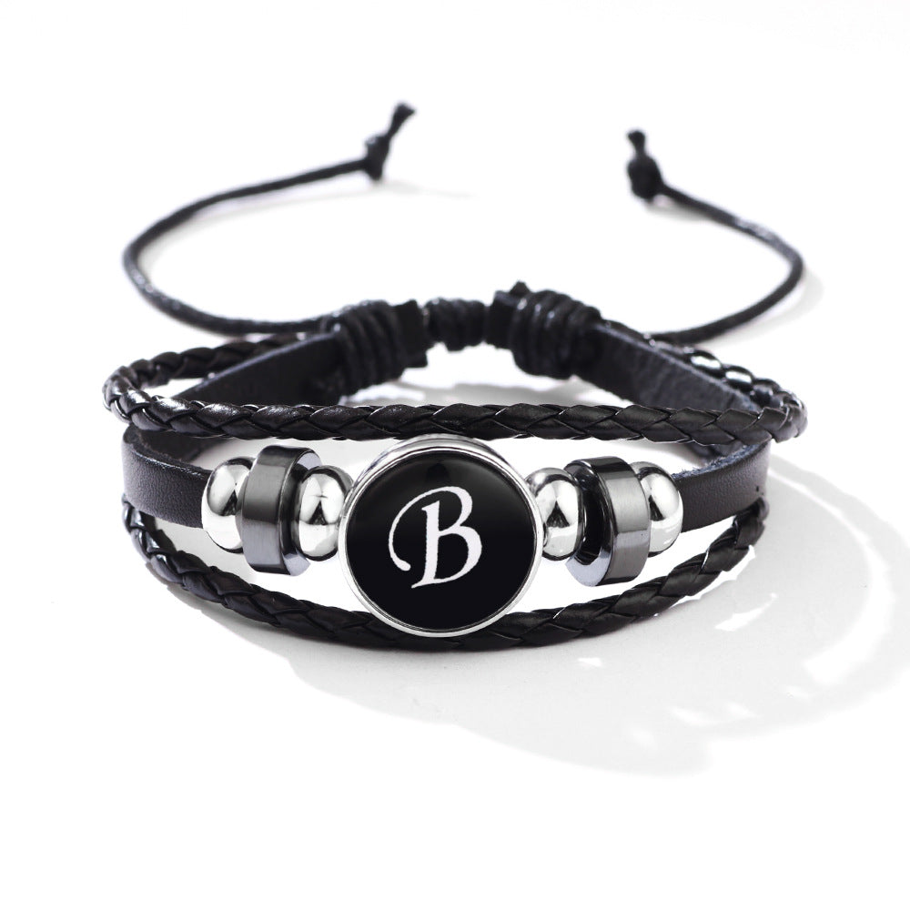 Classic Simple English Letter Personality Fashion Bracelets