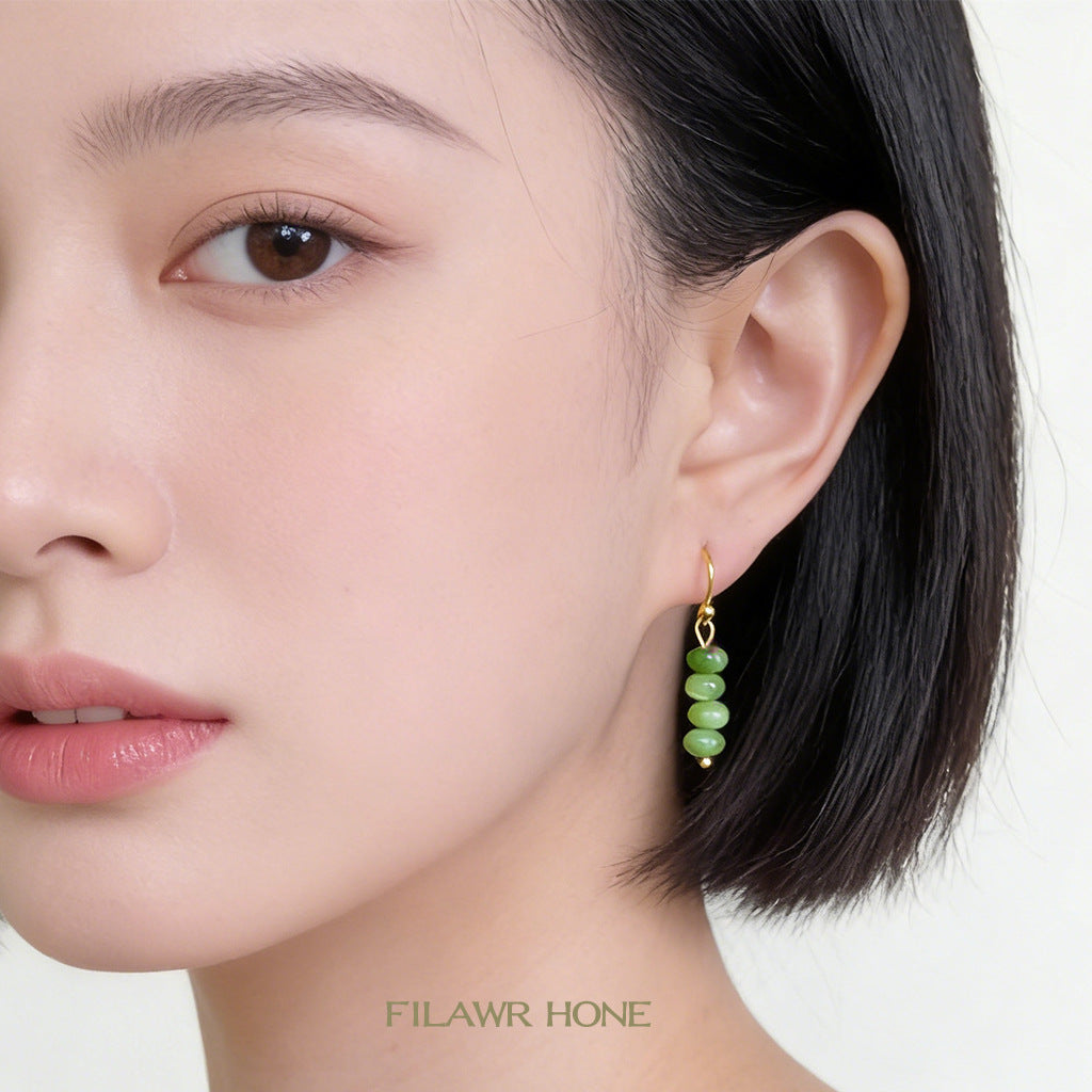 Summer Fresh Handmade Design Tassel Small Earrings
