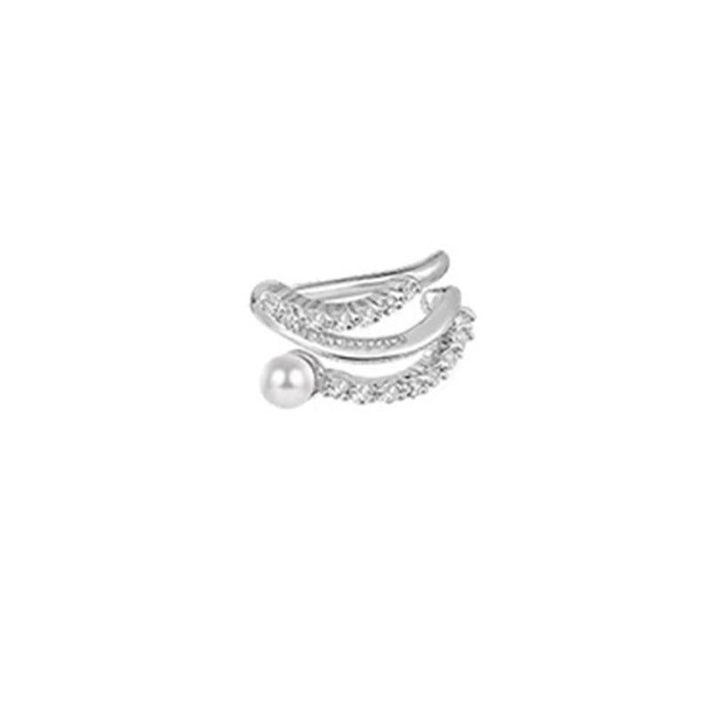 Starry Long Pearl Tassel Zircon Without Rings