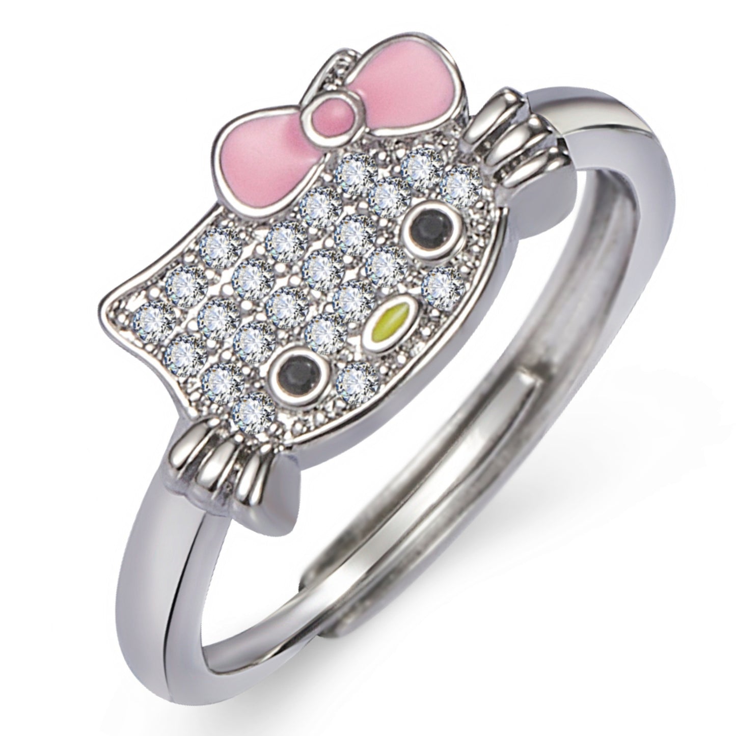 Open Female Girlfriends Cute Kitty Meow Rings