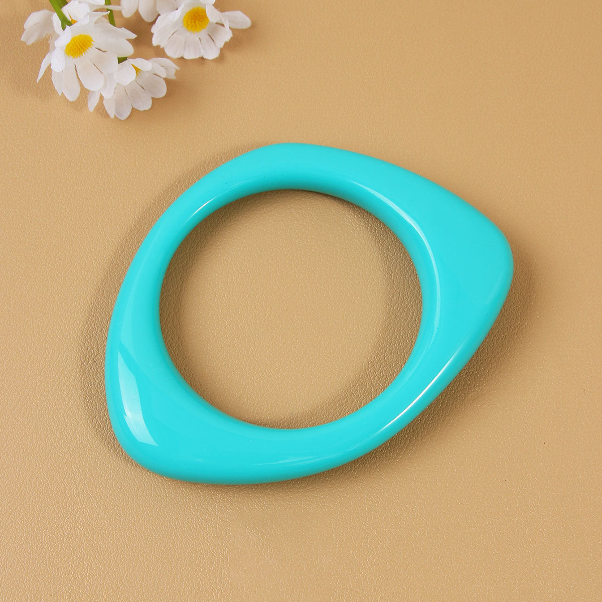 Geometry Pattern Irregular Resin Female Macaron Bracelets