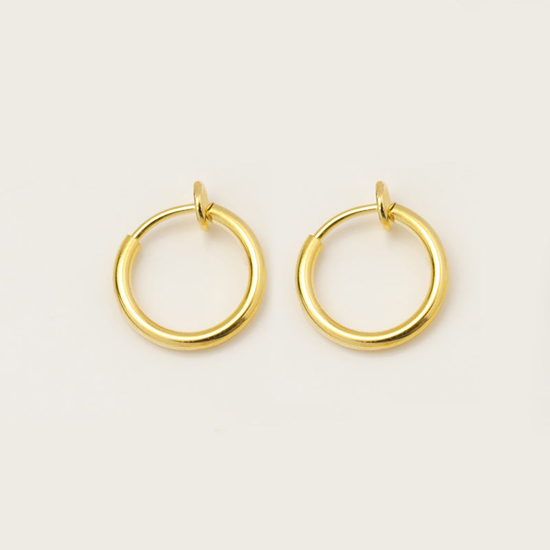 Korean Style Circle Personalized Simple Round Ear Clip