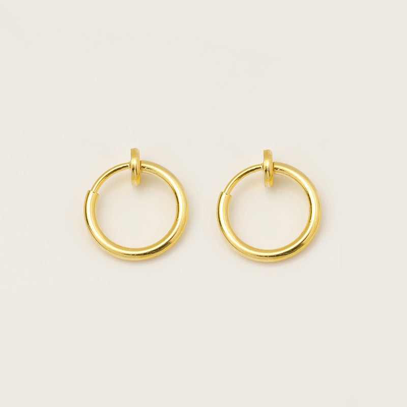 Korean Style Circle Personalized Simple Round Ear Clip