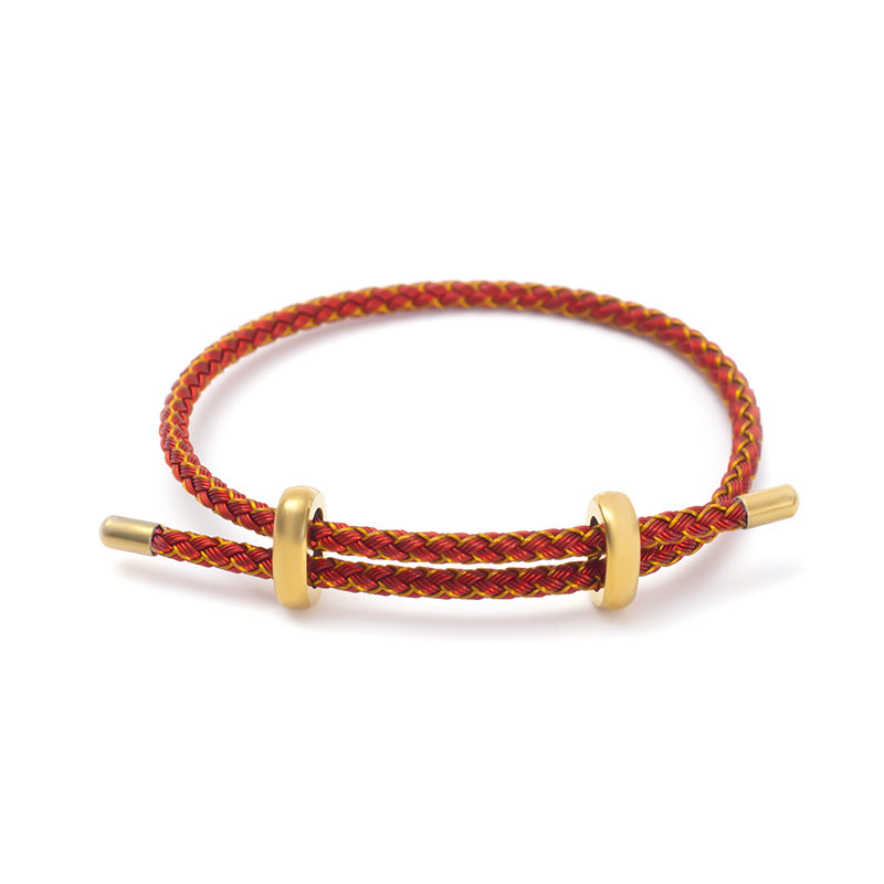 Wire Carrying Strap Couple Red Rope Transfer Beads Dragon Boat Bracelet