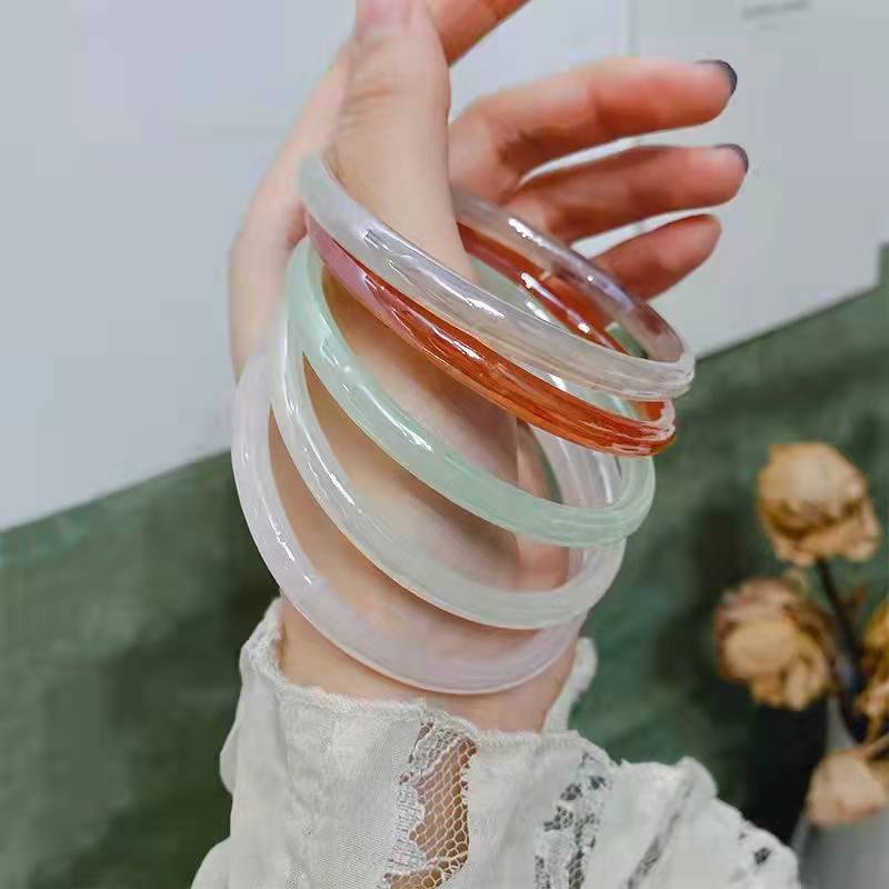 Step Jingle Imitation Jade Antique Traditional Han Clothing Bracelet