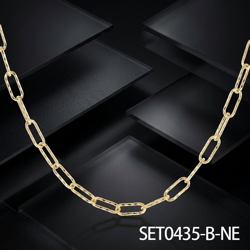 Clip Two-piece Special Interest Light Luxury Style Clavicle Chain Trendy Necklace