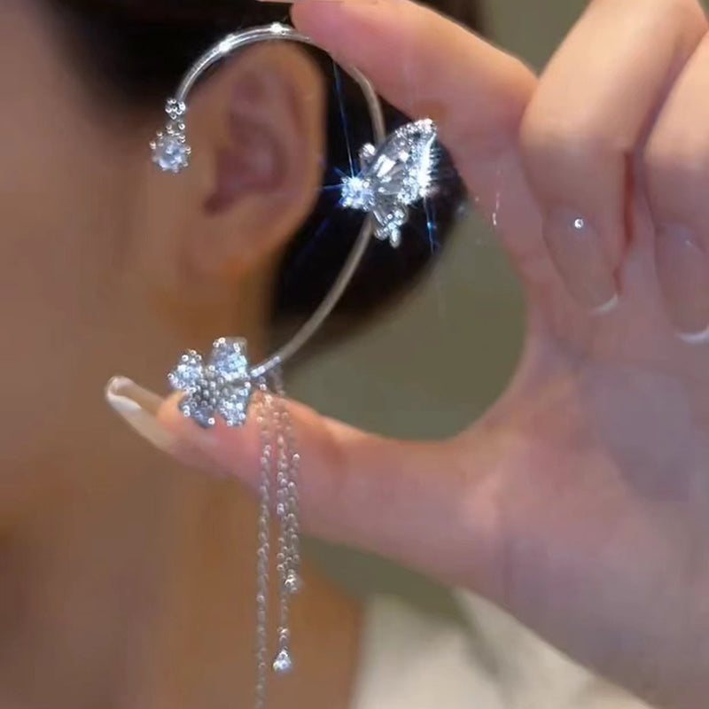 Personalized Design Butterfly No Piercing Hooks Female Ear Clip