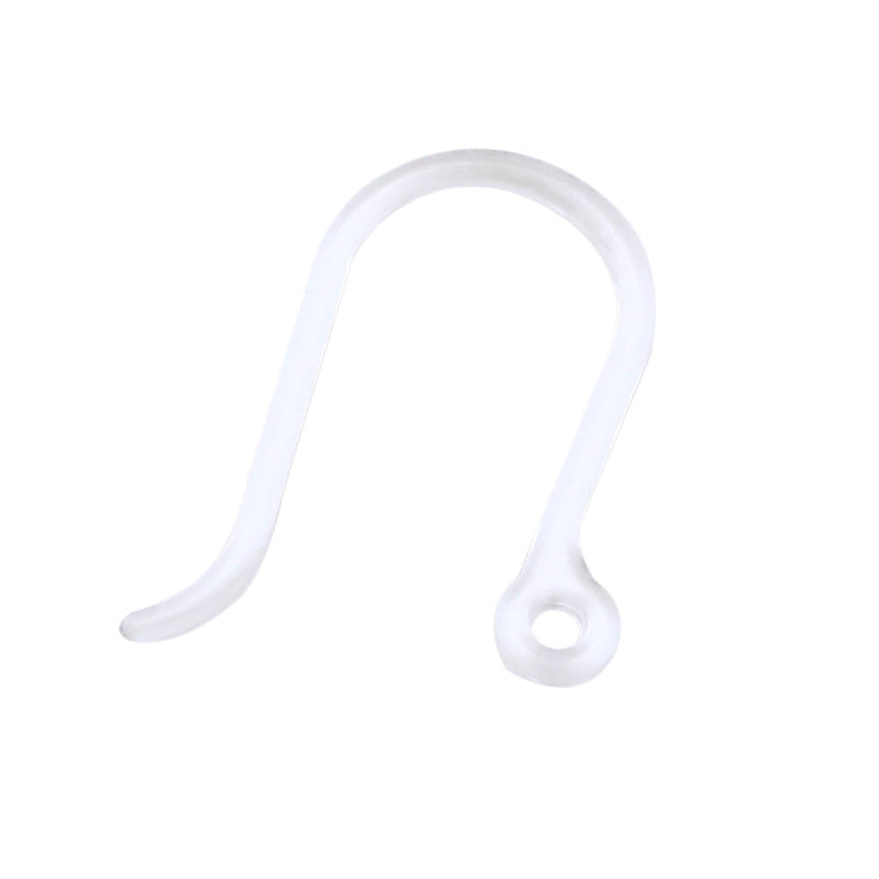 Invisible See Through Resin Hook Plastic Ear Clip