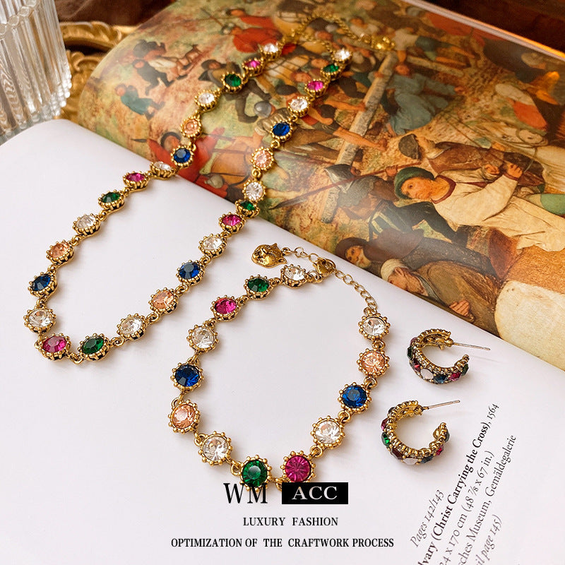 Women's Baroque Style Personalized Creative Design Clavicle Necklaces