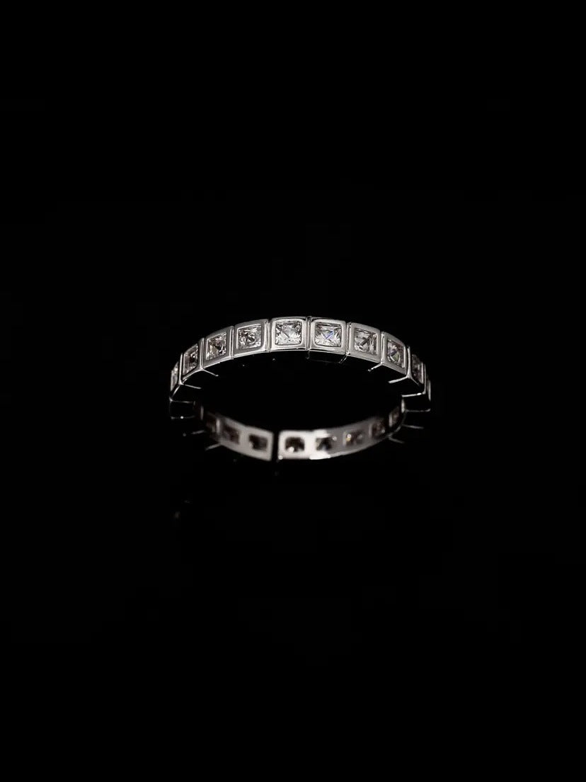 Design Zircon Female Cold Wind Light Luxury Minority Rings