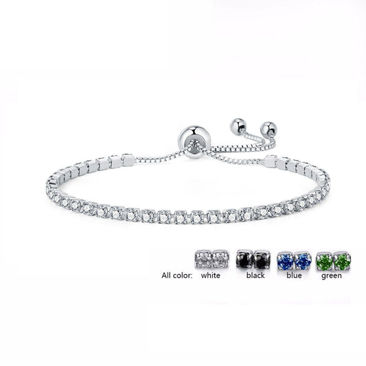 Women's & Men's And Color Ornament Wrist Single Row Bracelets