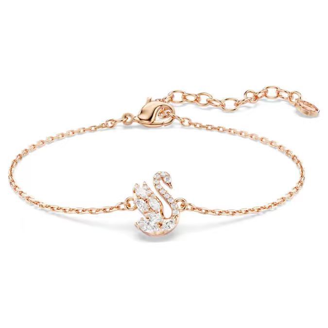 Gradient Swan For Featuring Crystal Accents Necklaces