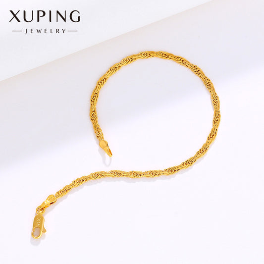 Women's Alloy Flat Chain Choker Simple Fashion Cold Bracelets