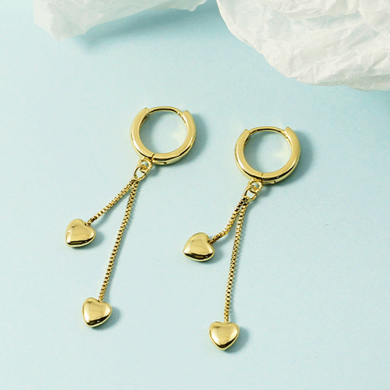 Love Female To Make Round Face Ear Buckle