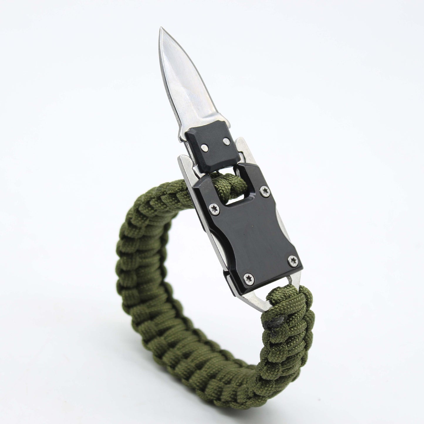 Stainless Steel Knife Buckle Transformers Umbrella Rope Braided Bracelets