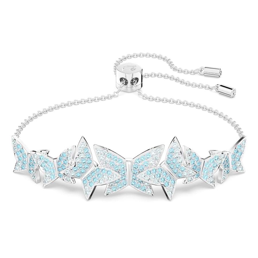 Austrian Crystal Gradient Color Thick Gold Bracelets