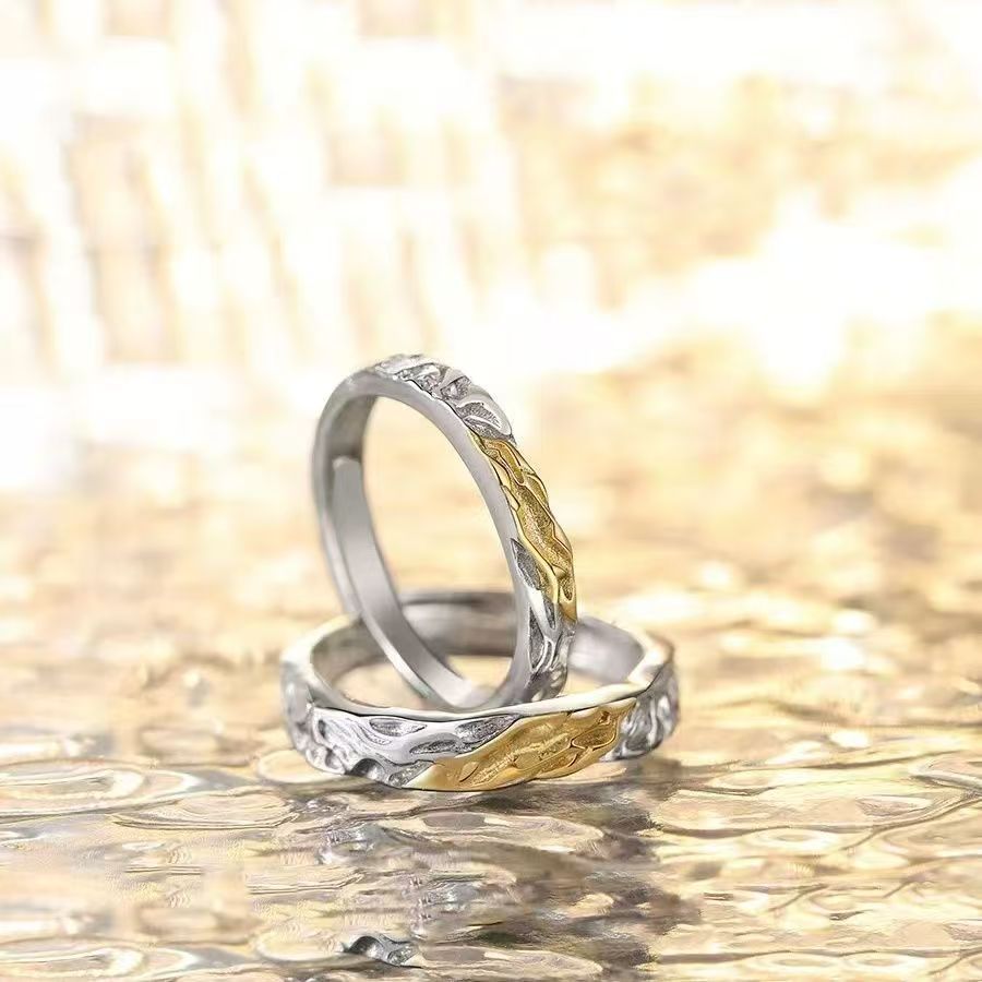 Women's & Men's Sunshine Couple Niche High Sense Design Rings