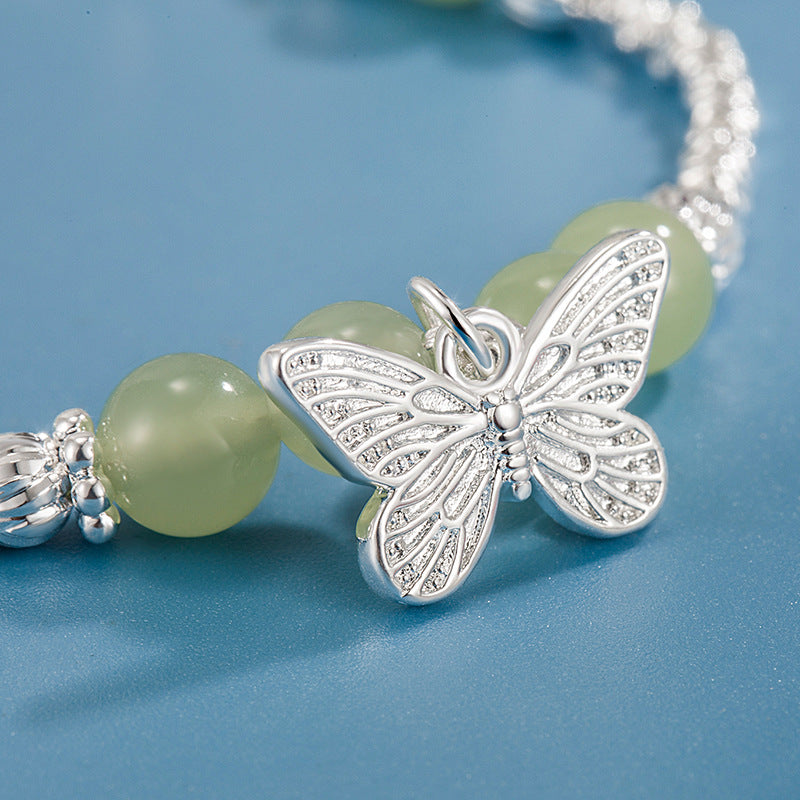 Von Sier Jade Butterfly Design Retro chinesische Armbänder