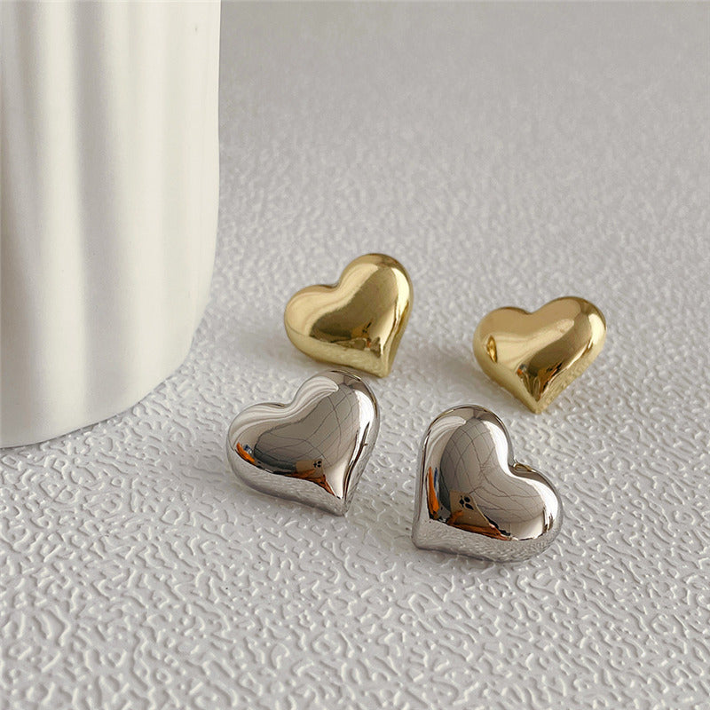 Women's Needle Vintage Fashion Personality Metal Heart-shaped Rings