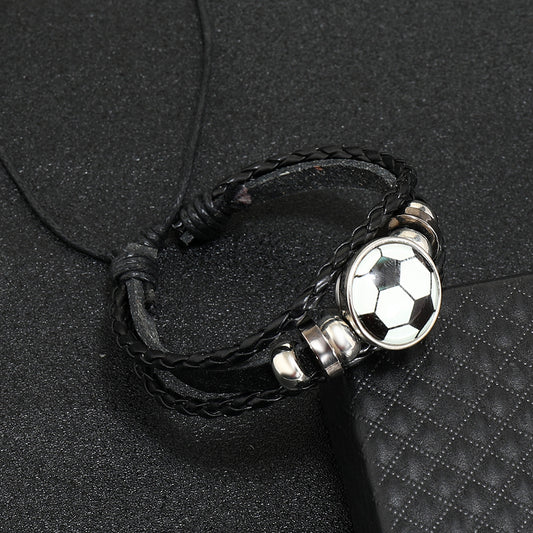 Fashion Popular Ornament Personalized Football Team Bracelets