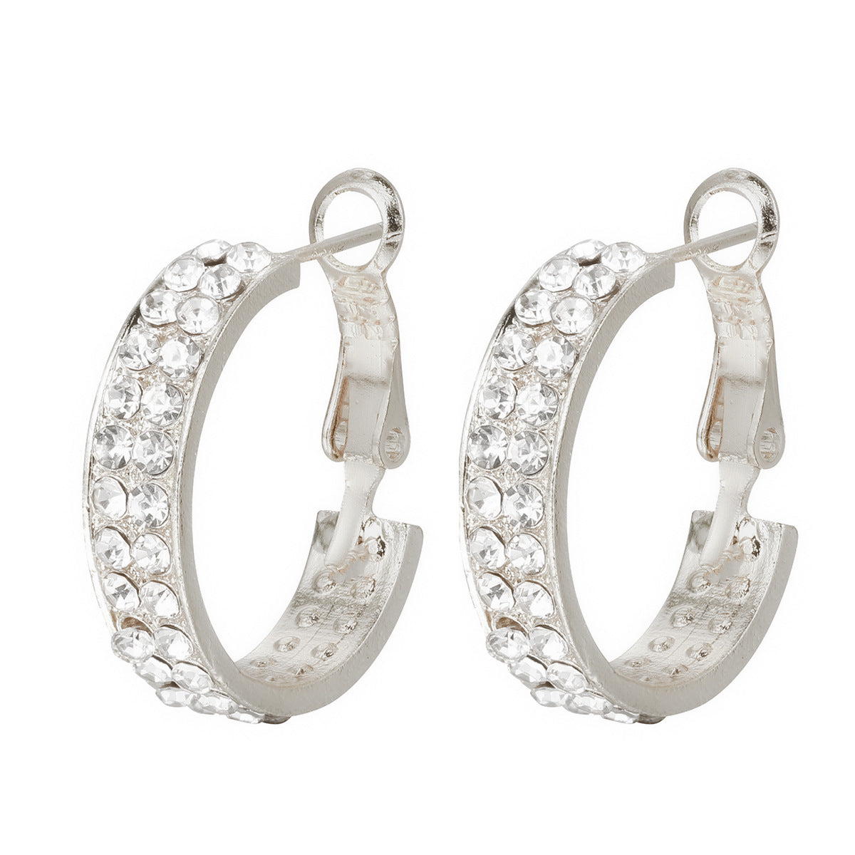 Super Flash Hoop High-grade Light Luxury Earrings