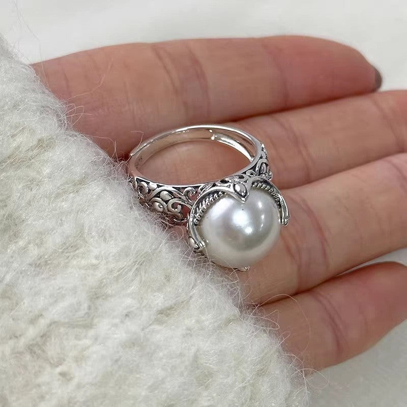 Sense Elastic String Small Pieces Of Sier Female Ring