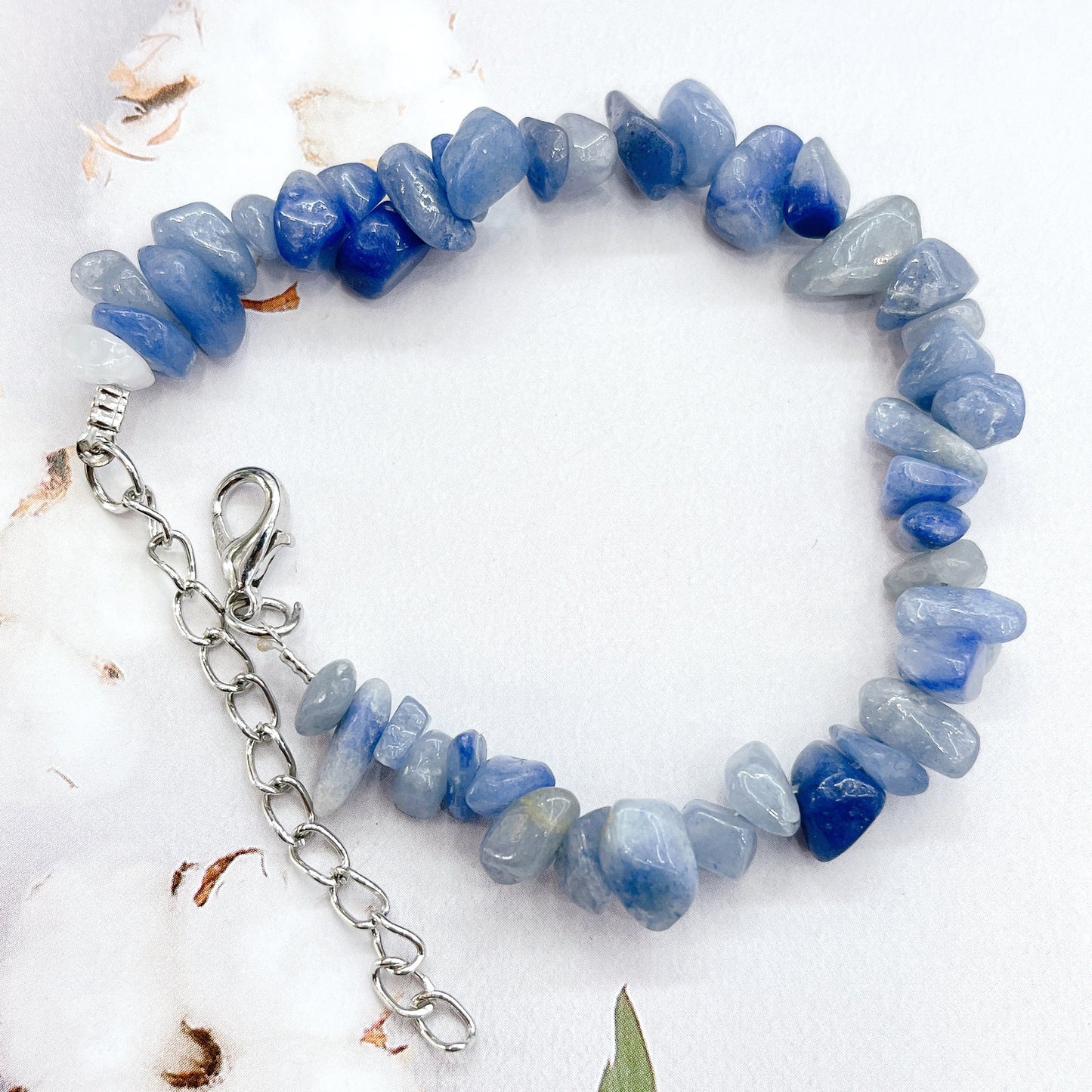 Natural Crystal Agate Gravel Stone Irregular Bracelets