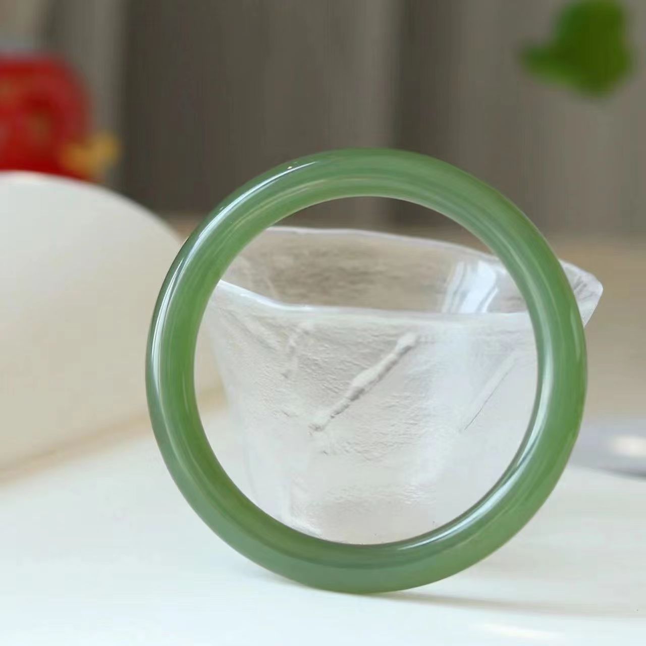 Glass Imitation Jade Highest-ranking Imperial Concubine Bracelet