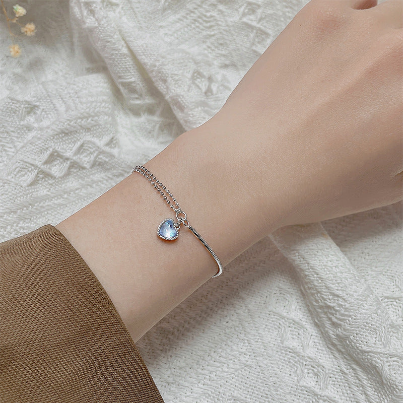 Loving Heart Female Temperament Design Girlfriends Bracelet