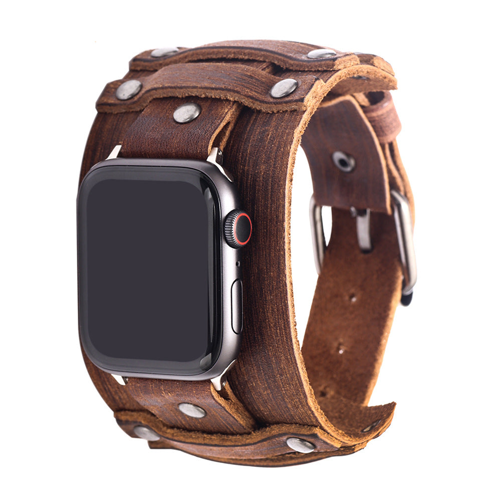 Strap Smart Watch Accessories Genuine Leather Bracelets