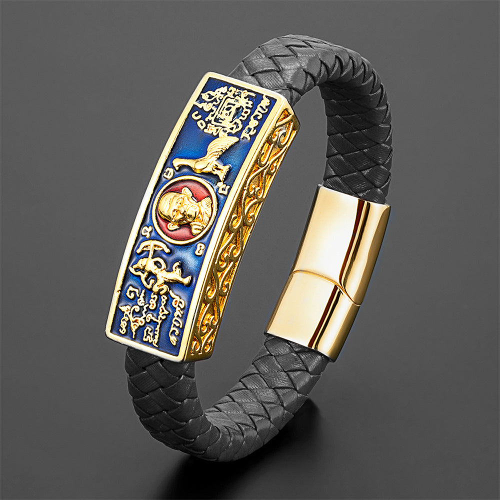 Women's & Men's Thai Amulets Religious Stainless Steel And Bracelets