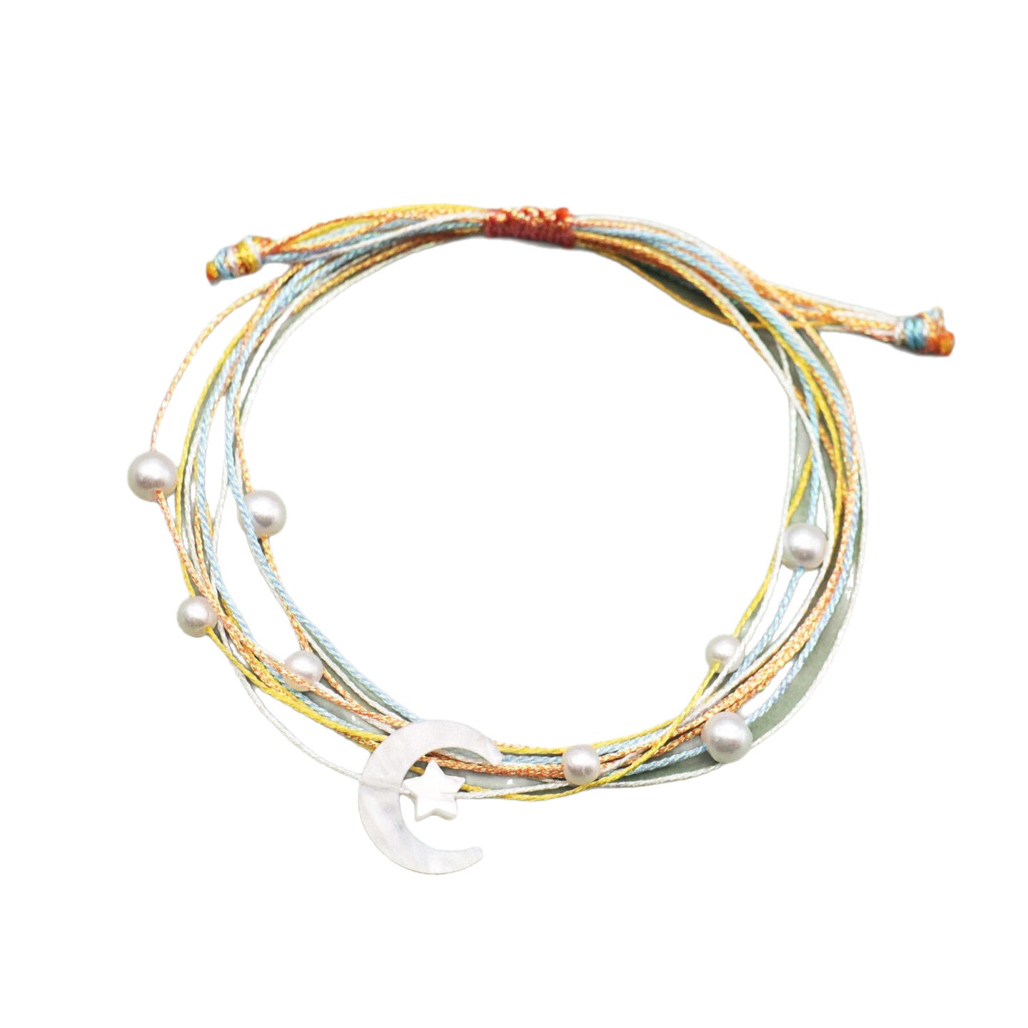 Braided Rope Hand-woven National Style Female Lucky Blessing Girlfriends Carrying Bracelet