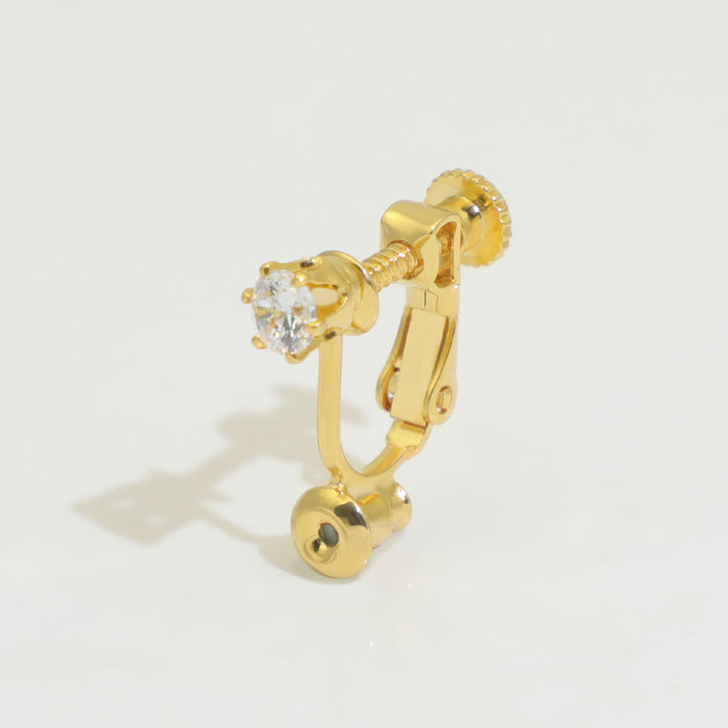 Real Gold No Piercing French Converter Adjustable Rings