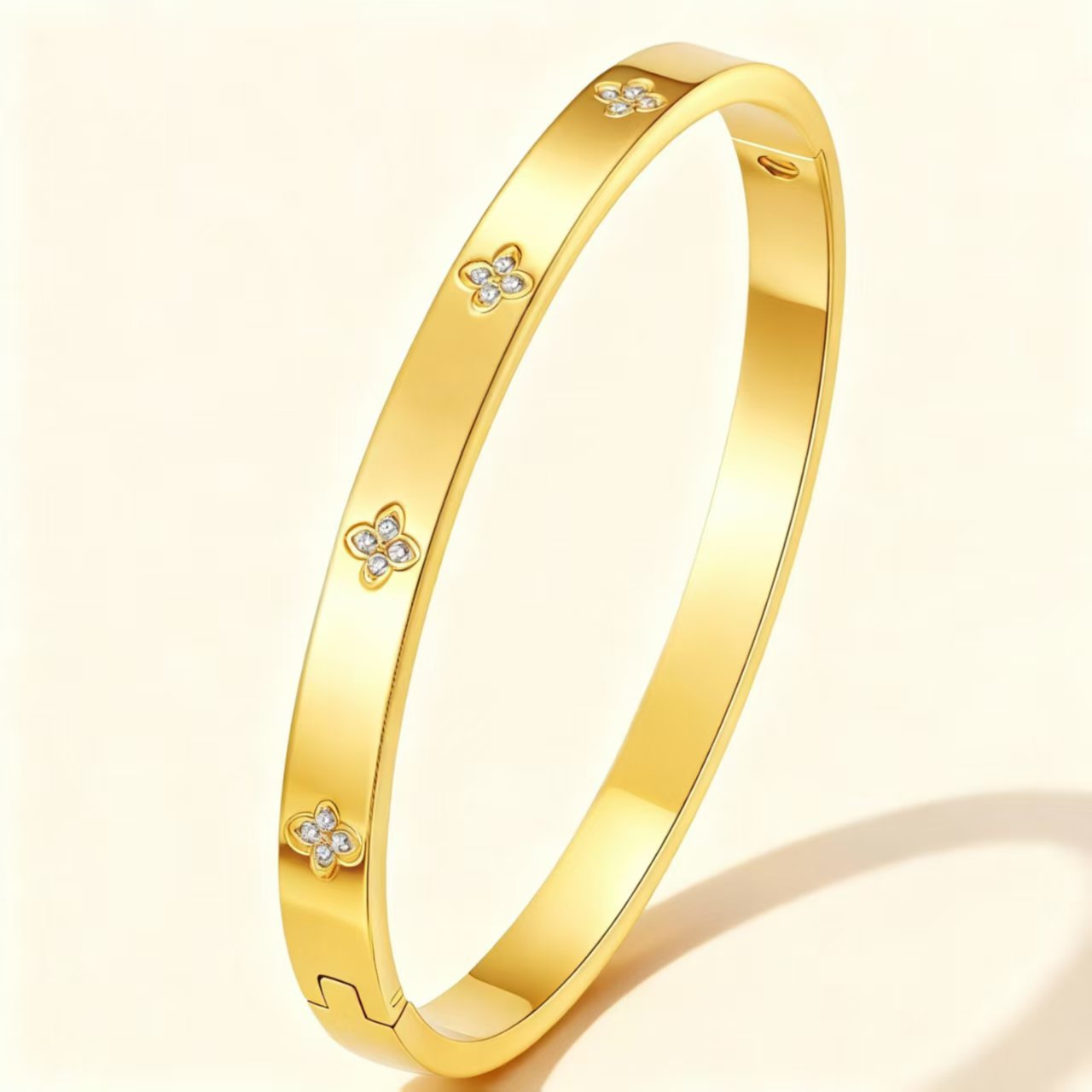 Innovative Stainless Steel Titanium Fashion Gold-plated Bracelets