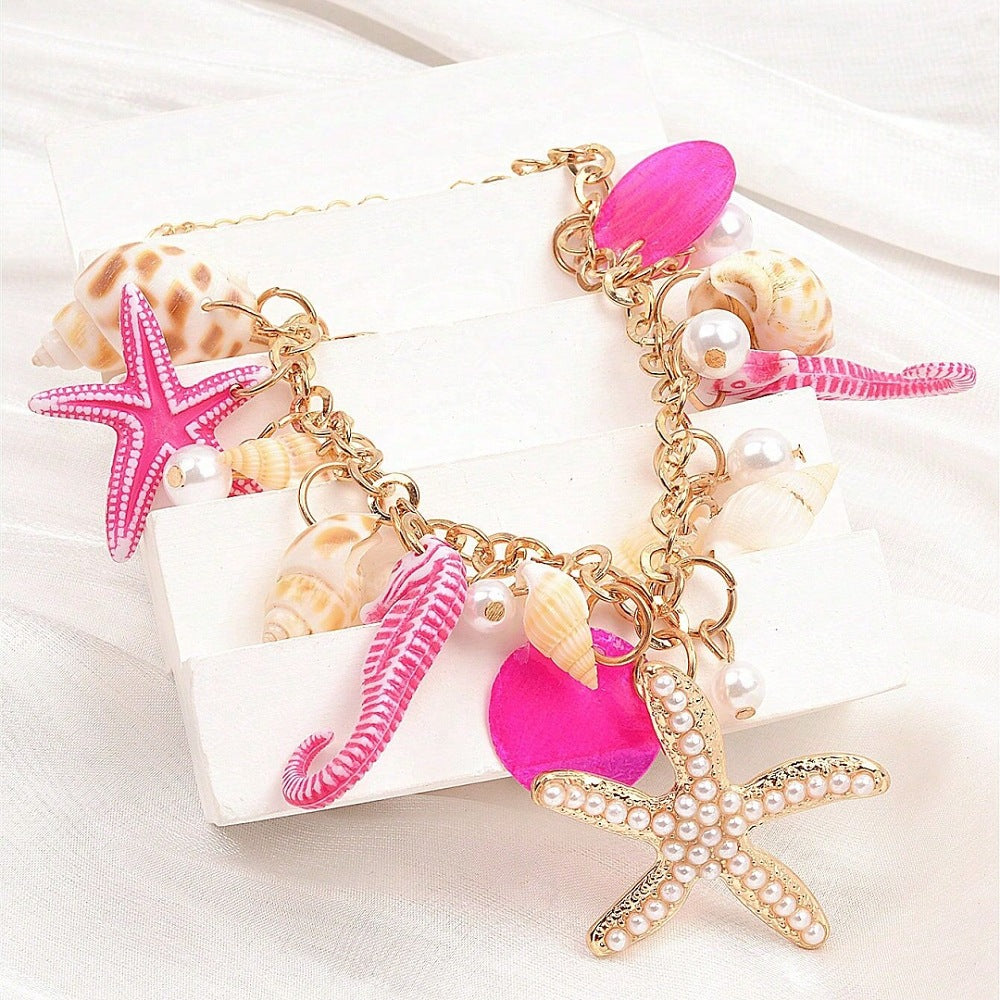 Starfish Bohemian Summer Wind Beach Conch Shell Bracelets